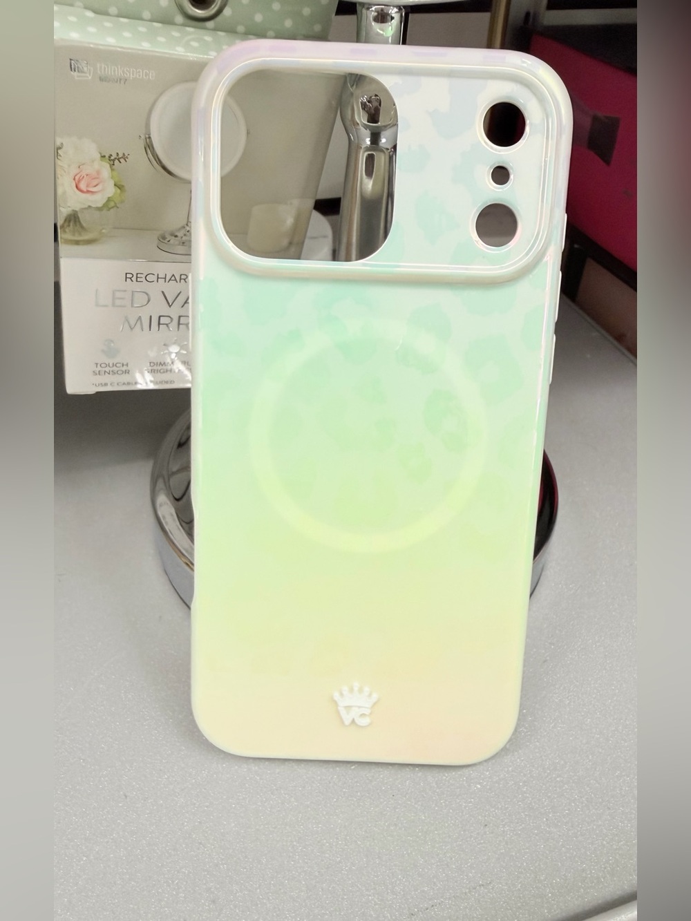 Velvet Caviar Pastel Gradient Phone Case - Mint, Cream